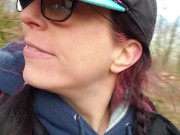 Girl Pissing In The Woods 13/16