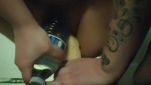 Slutty s loose pussy fucked wide open for all to see 