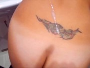 Cum on her back. 15/16