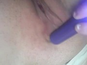 Vibrating my pussy close up