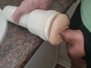 Long cock going deep all the way - FleshLight 7/16