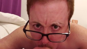 FTM Trans Guy Sucks Dildo