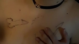 Dirty bbw slut cleaning cum off her face to eat!