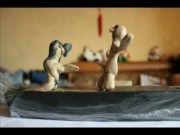 Found my first plasticine porn cartoon)))))) 14/16