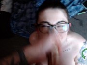 Firefox gives Ms. Vixen a facial after Fucking Her in the Ass