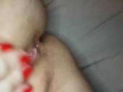 lying in bed needing some cock