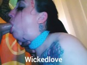 Mrs.wicked facefucked deep, slow, and hard for ORAL THROAT CREAMPIE 14/16
