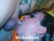 Mrs.wicked facefucked deep, slow, and hard for ORAL THROAT CREAMPIE 16/16