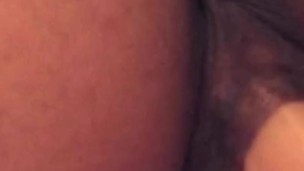 Using anal beads and creaming on dildo 