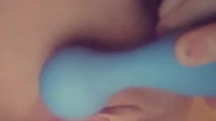  girl plays with herself