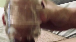 Quickshot fleshlight handjob masturbation