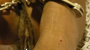Hot ebony girl lovin white dick