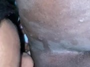 Ebony amateur sucks big black dick and rim black ass hole **Nasty* 12/16
