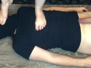 kelly_feet girl trampling and foot gagging boy mistress femdom 6/16