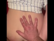 Ass spanked red and fucking wife’s tight ass 10/16