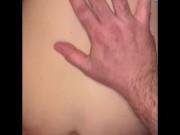 Ass spanked red and fucking wife’s tight ass 12/16