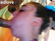 Mrs.wicked slurps, slobbers and deepthroats for ORAL CREAMPIE  11/16