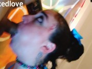 Mrs.wicked slurps, slobbers and deepthroats for ORAL CREAMPIE  13/16