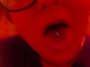 Little Red Devil SFW Smoking (babygirl_goth)