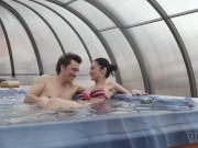 OLD4K. Rich old man spends wonderful time with gorgeous Angie Moon 4/16