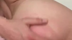 Tiny brunette needs a real dick to ride 
