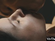 Sexy masseuse brings busty teen to orgasm by fingering her hot pussy 7/16