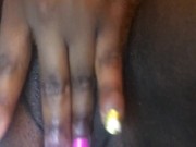 Having fun before a shower 