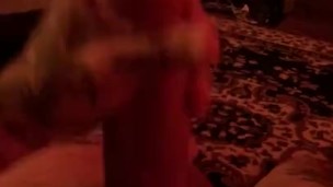 Big cock goth boy stroking and cumming 