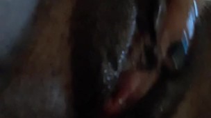 Wet pussy play then squirt