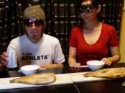 Stripe dinner & Squirting　ほっけでご飯&オナ潮吹き 3/16