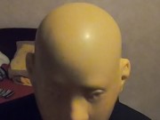 Female mask with wholes - only with little breahting wholes at nose