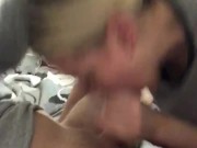Blonde gives hot blowjob 15/16