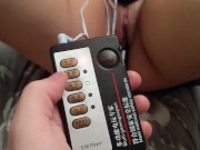 Shock torture for my pussy and ass 4/16