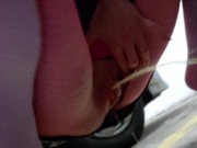 Sneaky Piss In The Public Parkade 8/16