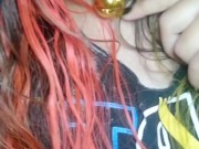 Kitty playing with the bell, she is calling you 12/16