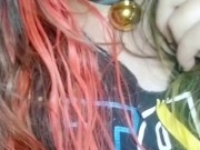 Kitty playing with the bell, she is calling you 14/16