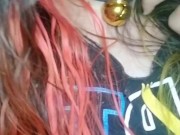 Kitty playing with the bell, she is calling you 16/16