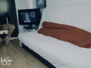 Fantasy: Cuckold wife shared. Tied bf tricked. He came in me. MMF threesome 2/16