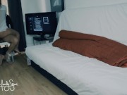 Fantasy: Cuckold wife shared. Tied bf tricked. He came in me. MMF threesome 6/16