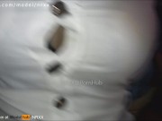 ขยำหน้าอกยั่วให้ผัวเงี่ยน คาชุดนักศึกษา เสื้อรัดจนเห็นยกทรง นมใหญ่เต็มมือ 2/16