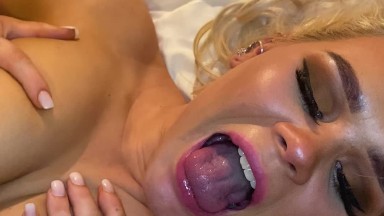 Fucking amazing blonde in POV style