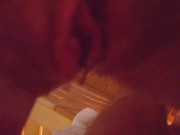 CreamPie for my Big Tits Pale Curvy Redhead Bitch in Sauna | Ginger Milf 15/16