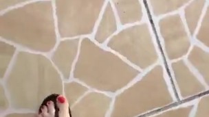 tici feet tici_feet @tici_feet showing feet with red nails