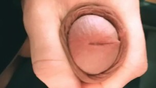 STROCKING BIG WHITE COCK