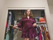 Cute thick white girl gives amature striptease  5/16