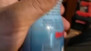 Fucking and creampie in new toy 