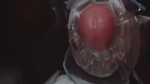 Man fucks Fleshlight Quickshot Launch moans and cums two times 