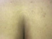 SLO MO BACKSHOTS LOOK AT HOW WET HER PUSSY IS 