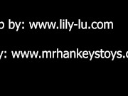 Goth Charlotte put an XXL Hankeys toys upon Anuskatzz anal hole tatto girls 2/16