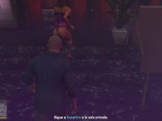 Interactuando con putas en GTA V  una de ellas me lleva a su casa